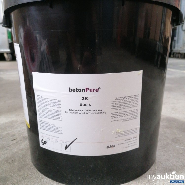 Artikel Nr. 835671 Artikel Nr. 835671: Beton Pure 2K Basis Farbe 60, 20 Kg