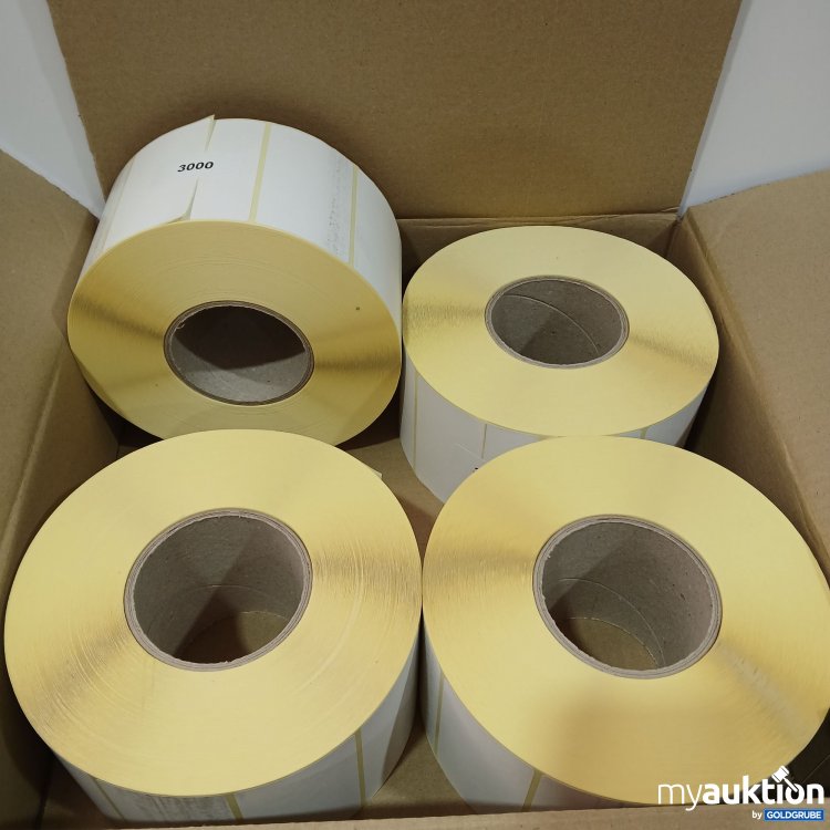 Artikel Nr. 954671: Karton mit 4 Rollen Etiketten 4x3000 Stück 