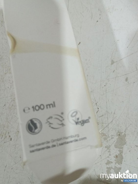 Artikel Nr. 980671: SANTAVERDE Aloe Vera Gel pur 100ml Verpackung verschmutzt