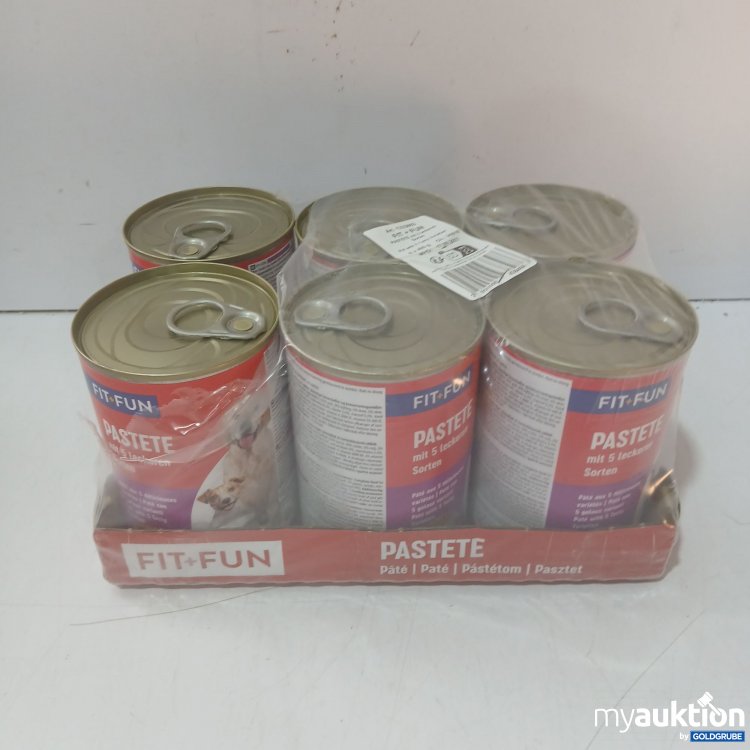 Artikel Nr. 990671: Fit+Fun Katze Pastete m. 5 Sorten je 400g 6Stk