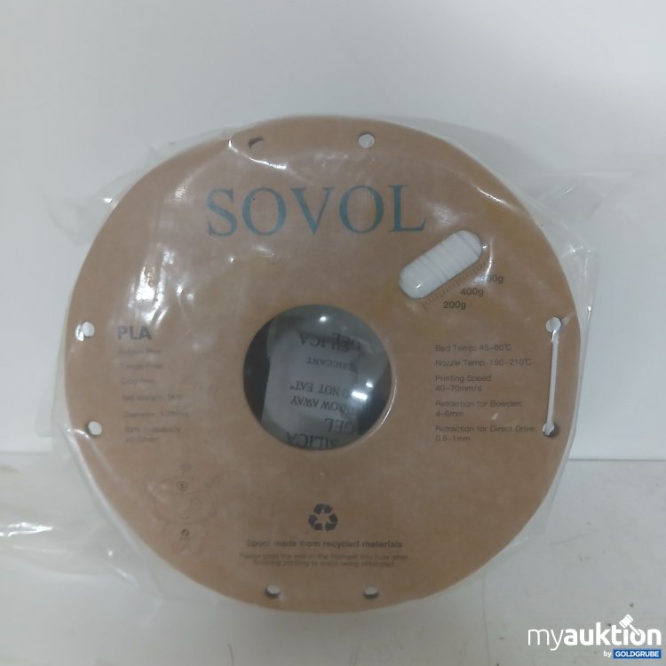 Artikel Nr. 397672: Sovol PLA Filament 1.75mm 1kg