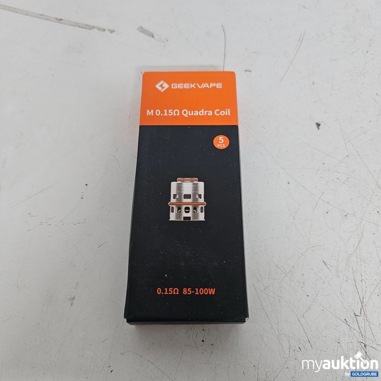 Artikel Nr. 398672 Artikel Nr. 398672: Geekvape M 0.15 Quadra Coil 5 Stück