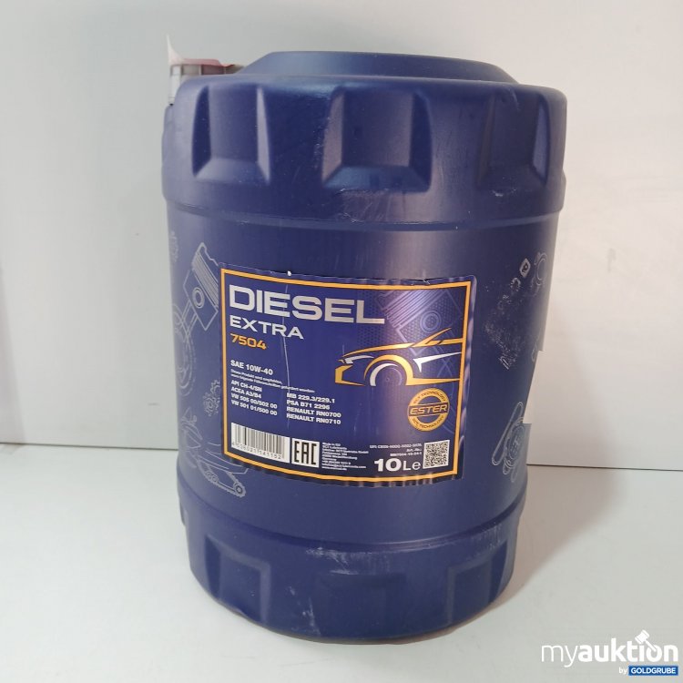 Artikel Nr. 858672: Mannol Diesel Extra 7504 SAE 10W-40 10l