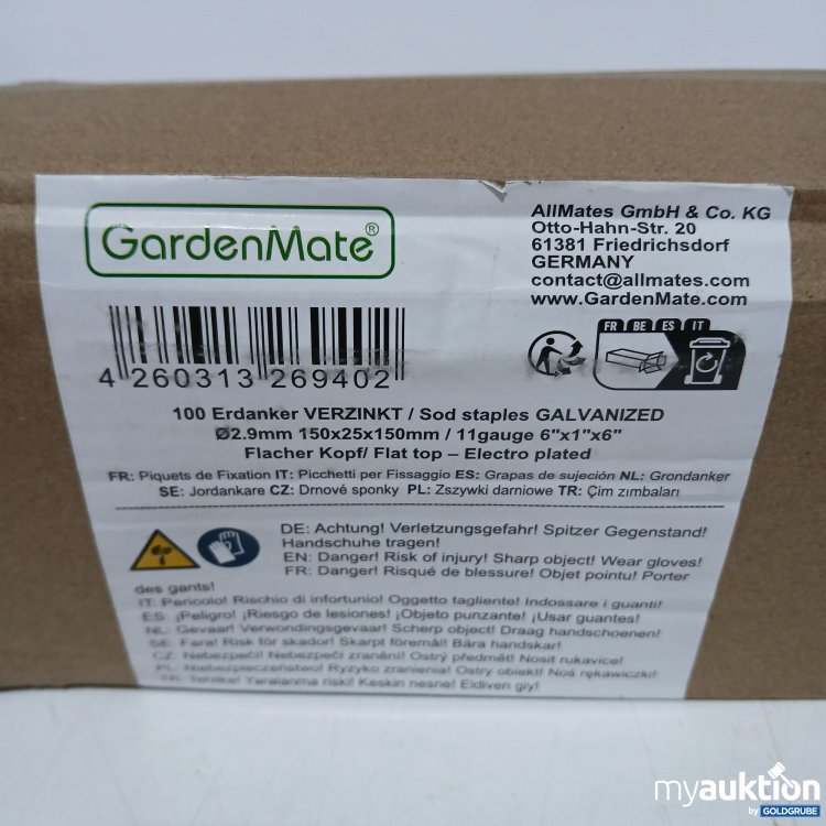 Artikel Nr. 876672 Artikel Nr. 876672: Garden Mate Erdanker Verzinkt