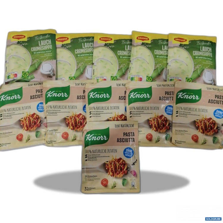 Artikel Nr. 889672: Maggi Lauchcremesuppe & Knorr Basis Pasta Asciuta 11Stk 