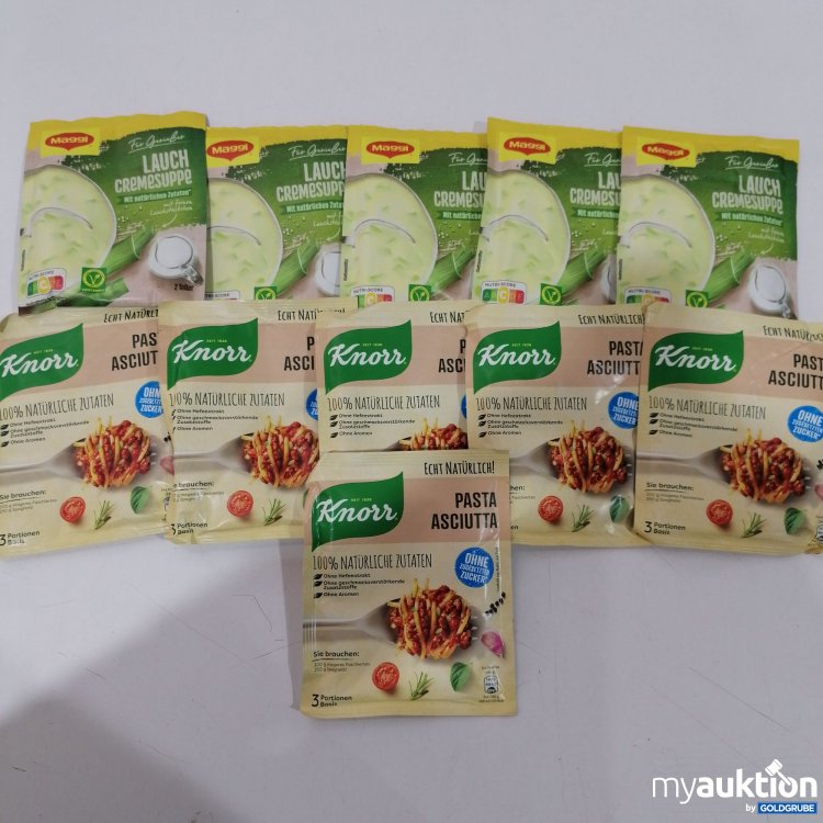 Artikel Nr. 889672: Maggi Lauchcremesuppe & Knorr Basis Pasta Asciuta 11Stk 