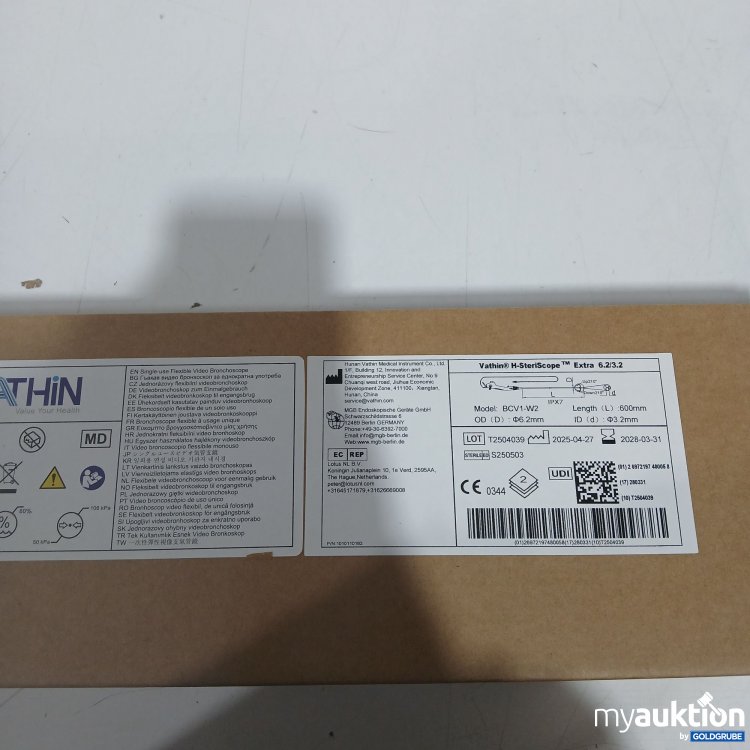 Artikel Nr. 899672: Vathin Videobronchoskop zum Einmalgebrauch BCV1-W2  