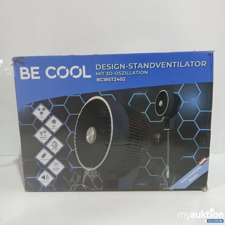 Artikel Nr. 904672: Be Cool Design-Standventilator mit 3D-Oszillation BC18ST2402