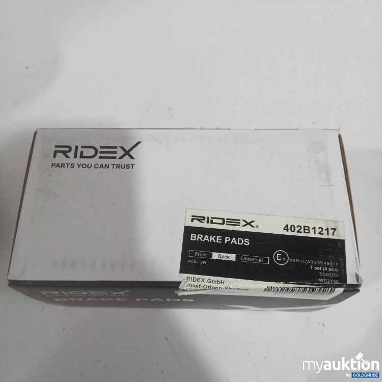 Artikel Nr. 969672: Ridex Brake Pads back 402B1217 