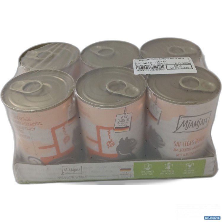 Artikel Nr. 990672: Mjamjam Saftiges Huhn je 400g 6Stk
