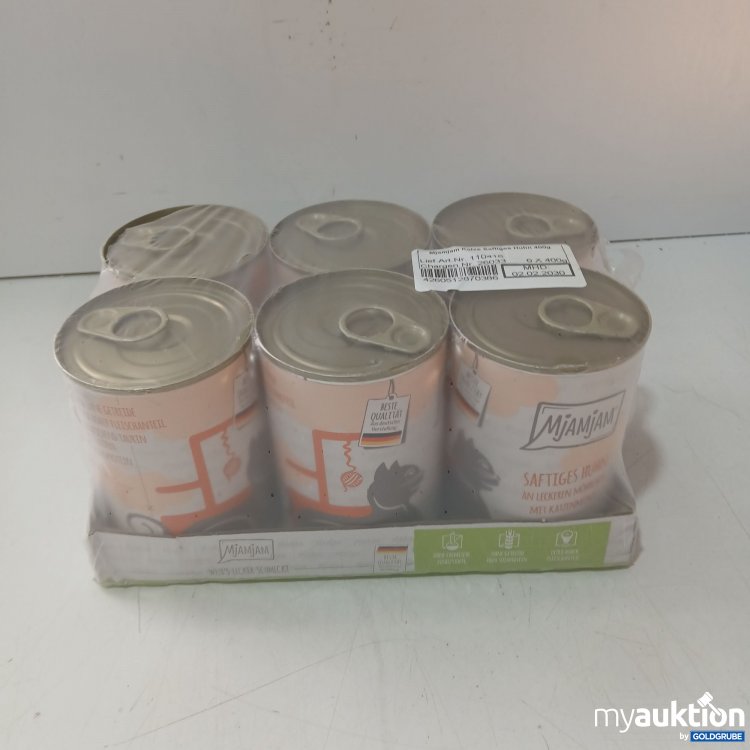 Artikel Nr. 990672: Mjamjam Saftiges Huhn je 400g 6Stk