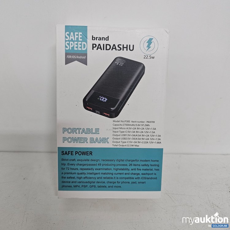 Artikel Nr. 398673 Artikel Nr. 398673: Paidashu Power Bank