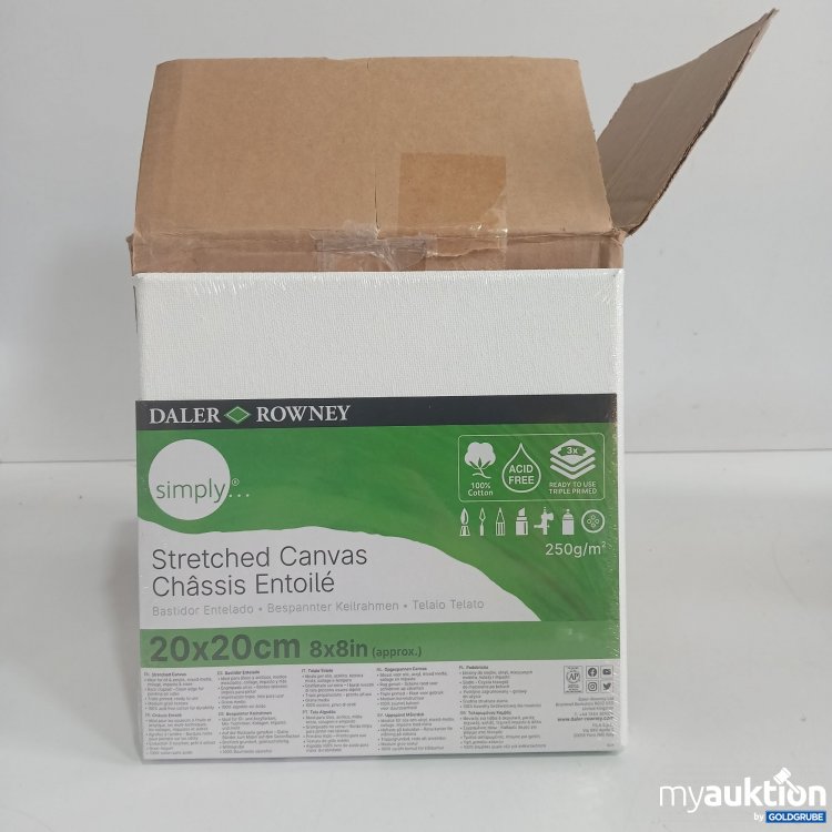 Artikel Nr. 440673: Daler Rowney Stretched Canvas 20x20cm 10Stk 