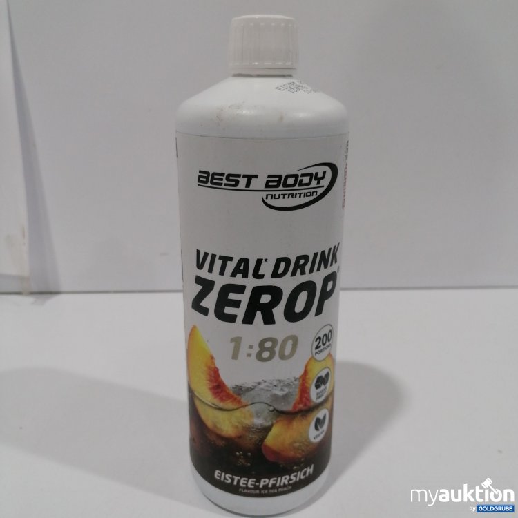 Artikel Nr. 896673 Artikel Nr. 896673: Best Body Nutrition Vitaldrink ZeroP Eistee Pfirsich 1L