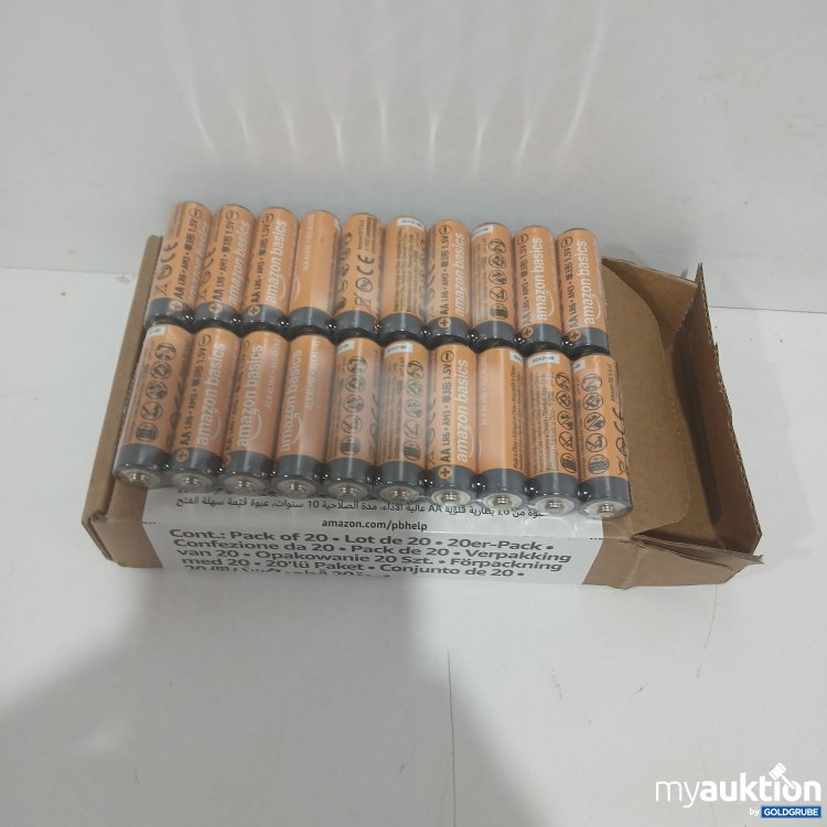 Artikel Nr. 897673: 20 Stück Amazon Basics Alkaline Batterien AA LR6 1.5V 
