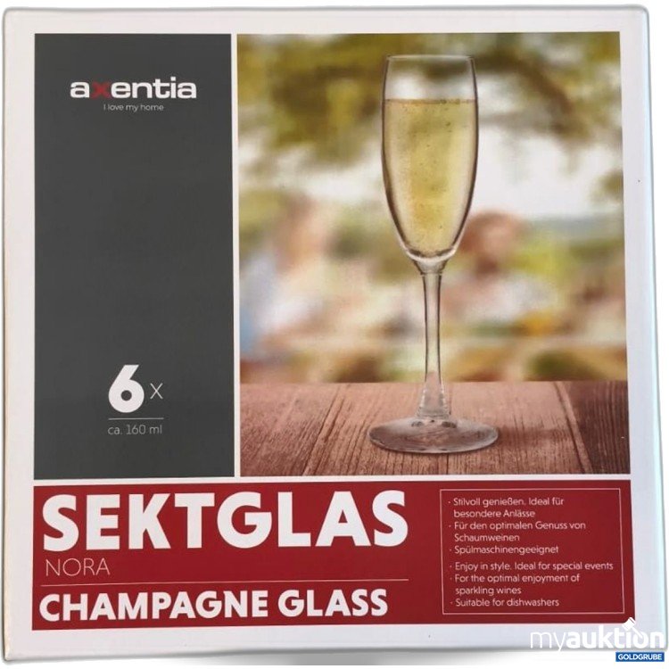 Artikel Nr. 925673: axentia Sektglas ca 160ml
