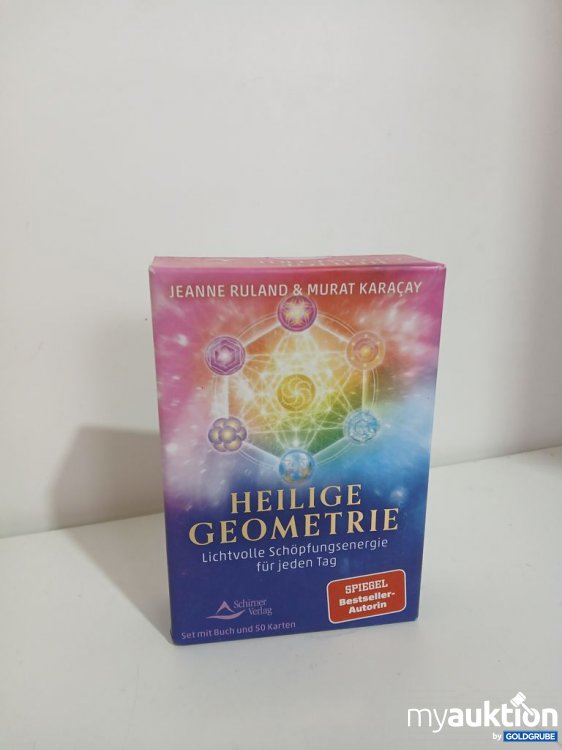 Artikel Nr. 933673: Heilige Geometrie Lichtvolle Schöpfungsenergie Set mit Buch und 50 Karten
