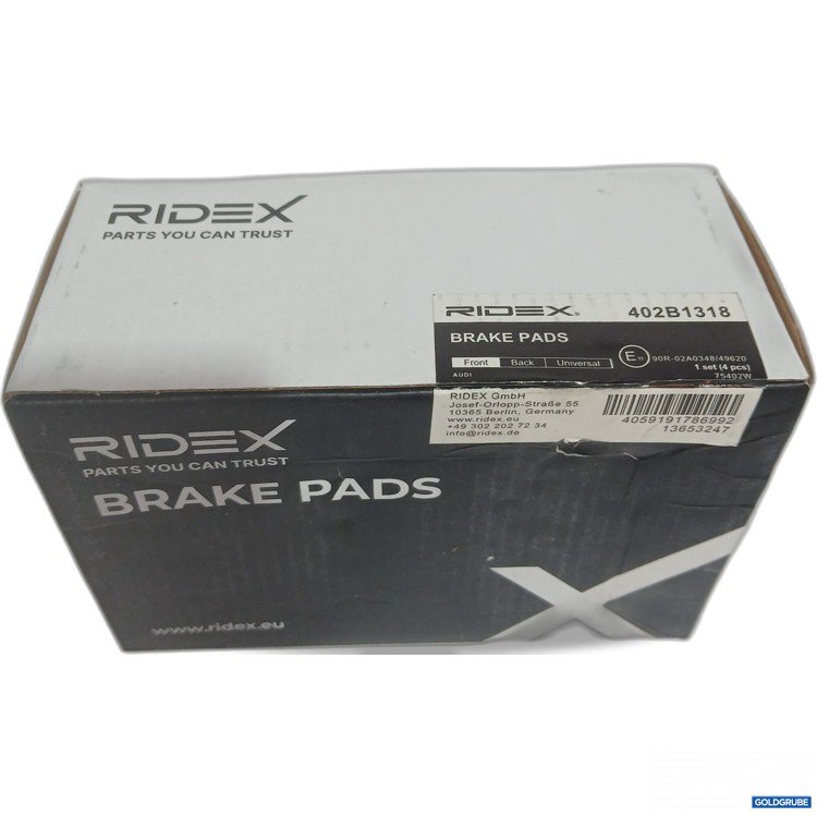 Artikel Nr. 969673: Ridex Brake Pads front 402B1318 