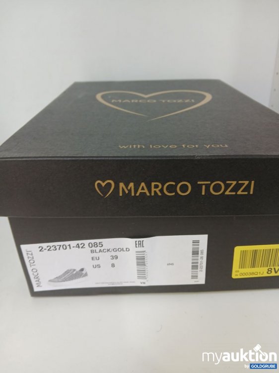 Artikel Nr. 988673 Artikel Nr. 988673: MARCO TOZZI Sneakers Schwarz/Gold 2-23701-42
