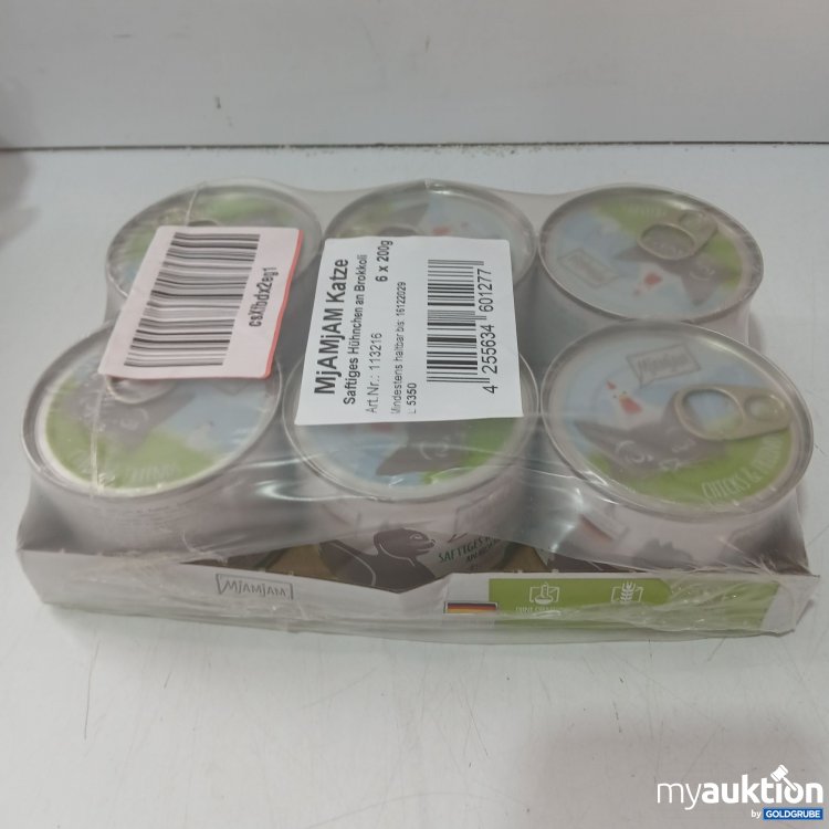 Artikel Nr. 990673: Mjamjam Saftiged Hühnchen an Brokkoli je 200g 6Stk