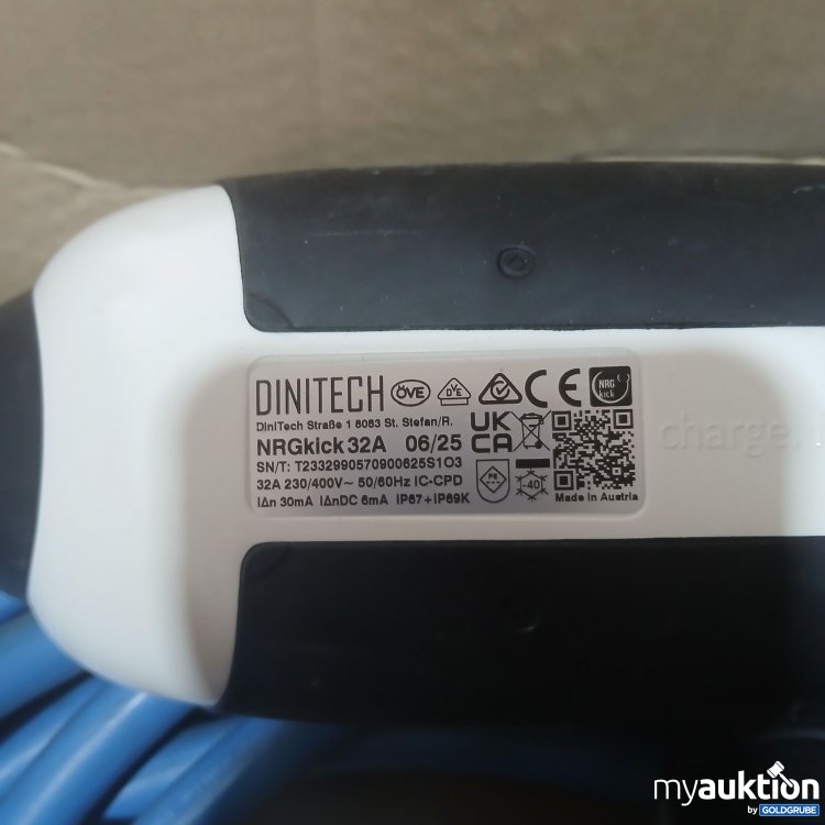 Artikel Nr. 998673 Artikel Nr. 998673: Dinitech NRGkick 32A Ladekabel für E-Autos