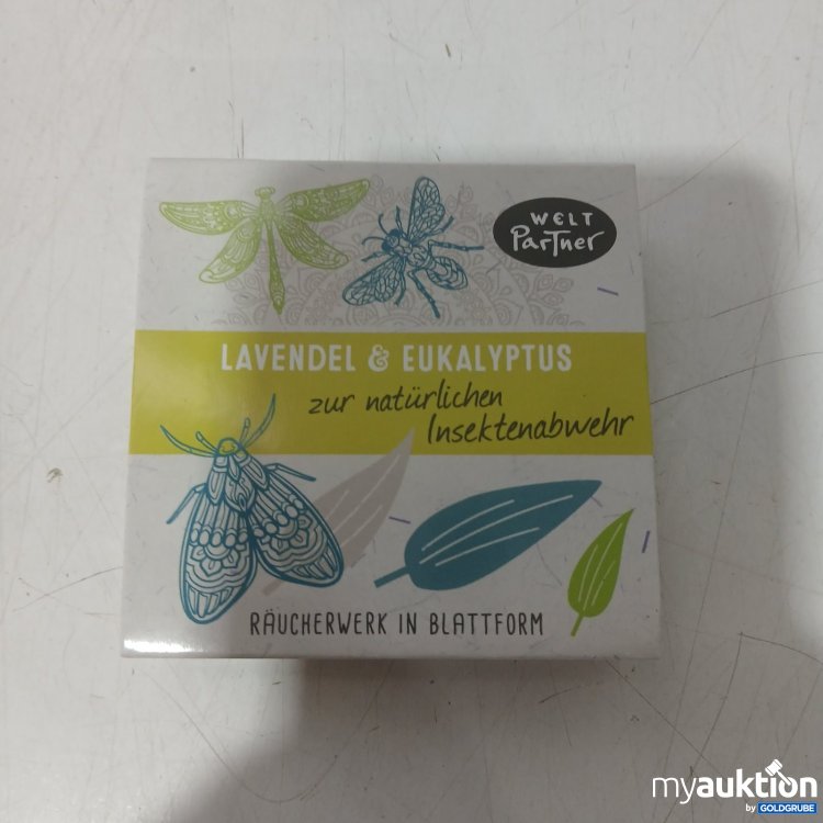 Artikel Nr. 448674 Artikel Nr. 448674: WeltPartner Räucher-Blätter Lavendel & Eukalyptus 12Blätter je 6Stk/Sorte