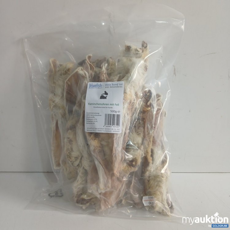 Artikel Nr. 468674: bluefish Kaninchenohren mit Fell 500 g