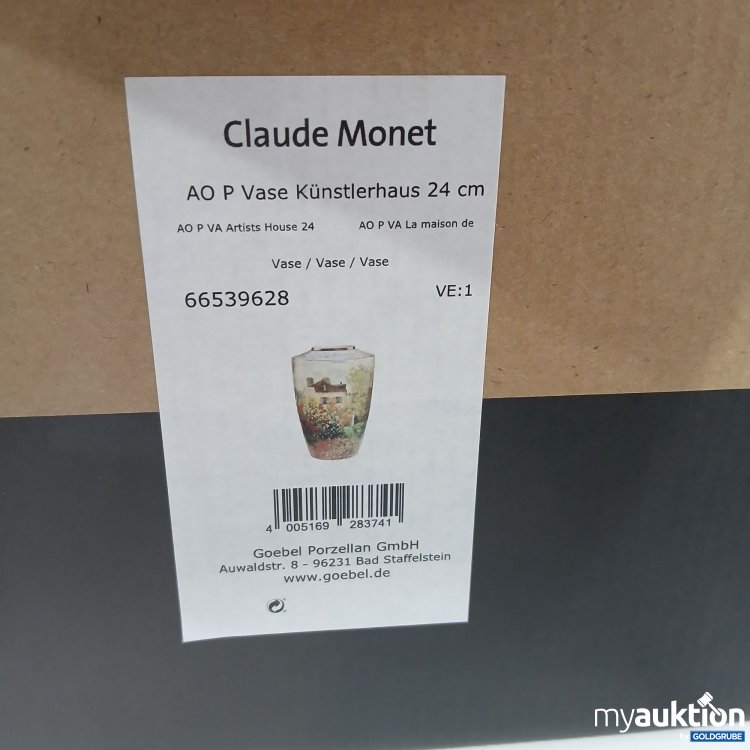 Artikel Nr. 521674 Artikel Nr. 521674: Göbel Claude Monet Vase Künstlerhaus 24cm