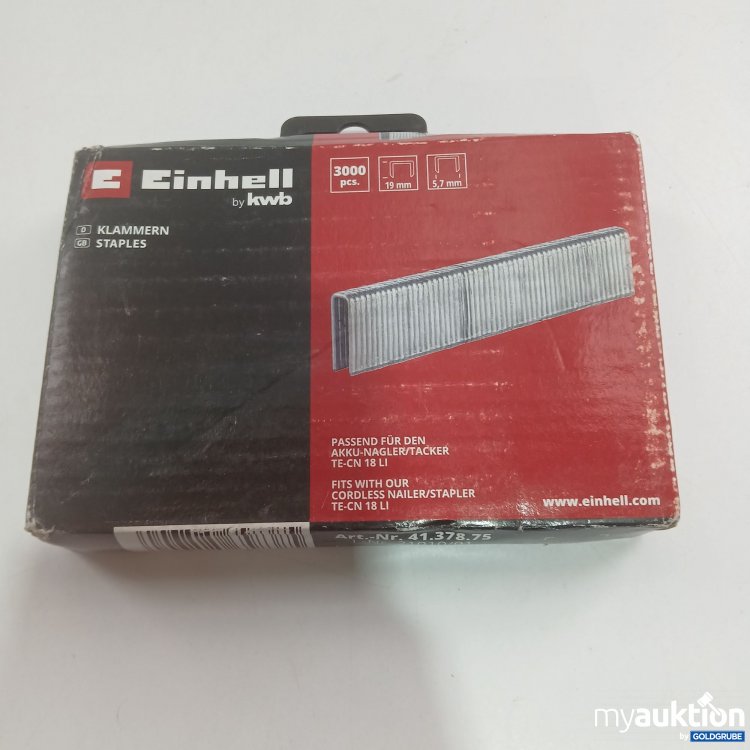 Artikel Nr. 825674 Artikel Nr. 825674: Einhell Klammern 3000pcs. 41.378.75