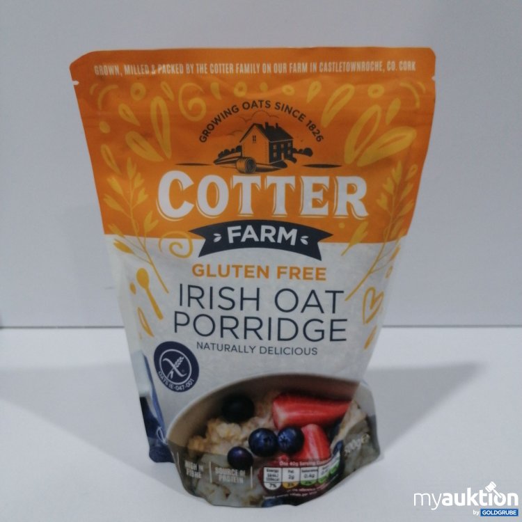 Artikel Nr. 896674 Artikel Nr. 896674: Cotter Farm Glutenfrei Irish Oat Porridge 500g