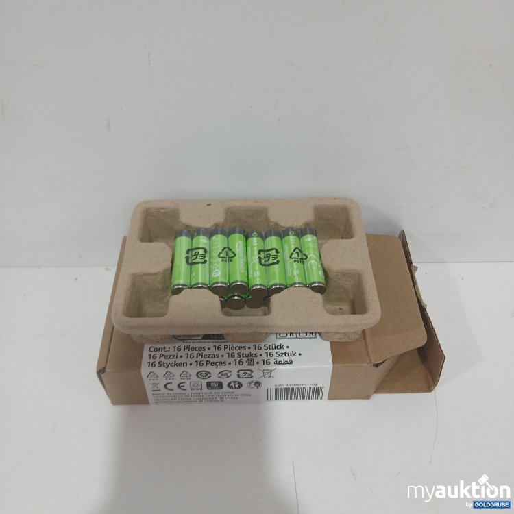 Artikel Nr. 897674 Artikel Nr. 897674: 16 Stück Amazon Basics Alkaline Batterien AAA 1.2V 800mAh