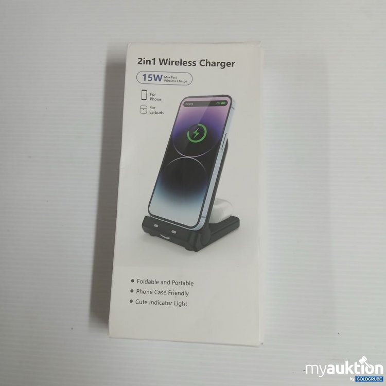 Artikel Nr. 922674: 2in1 Wireless Charger 15W