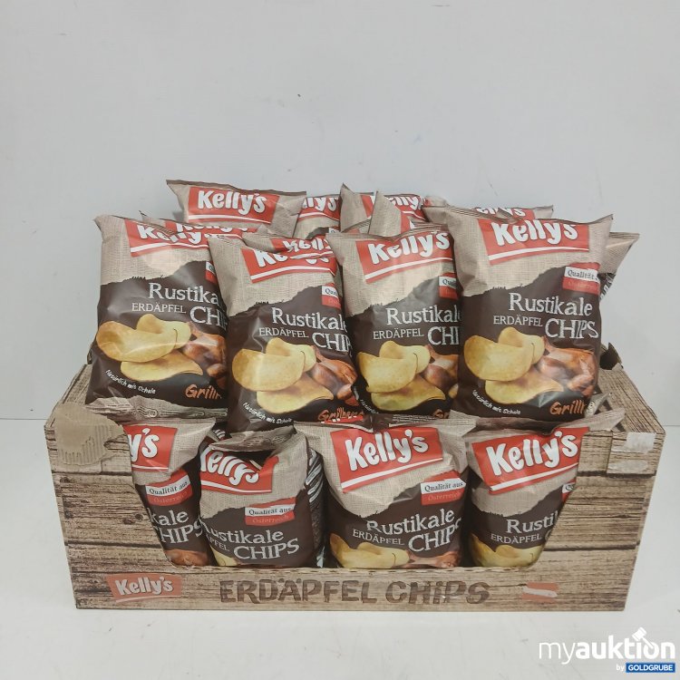 Artikel Nr. 939674 Artikel Nr. 939674: Kelly's Rustikale Erdäpfel Chips abgelaufen je 110g 32Stk