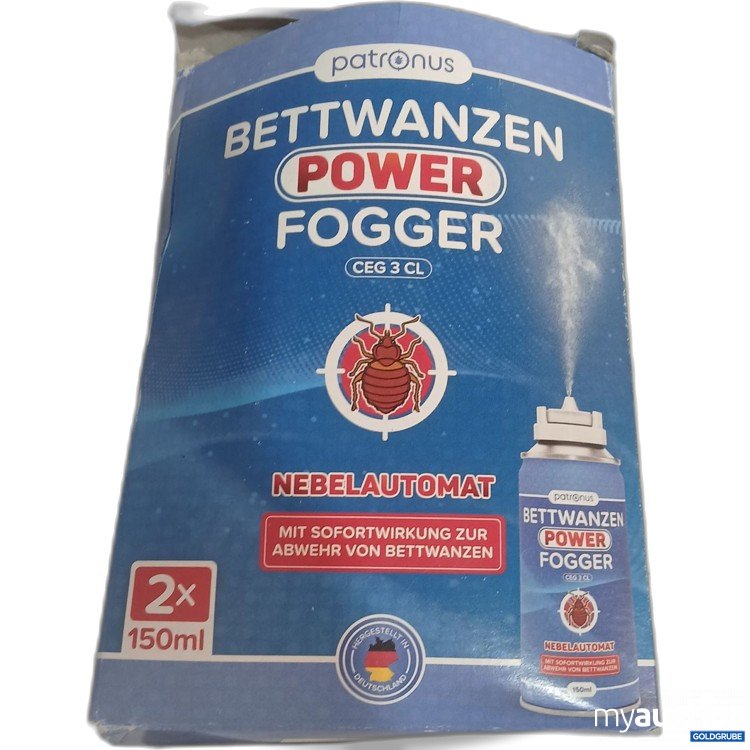 Artikel Nr. 986674 Artikel Nr. 986674: Patronus Bettwanzen Power Fogger 2x150ml