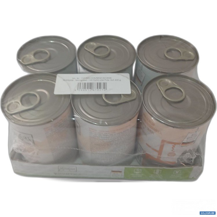 Artikel Nr. 990674: Mjamjam Huhn & Pute je 400g 6Stk