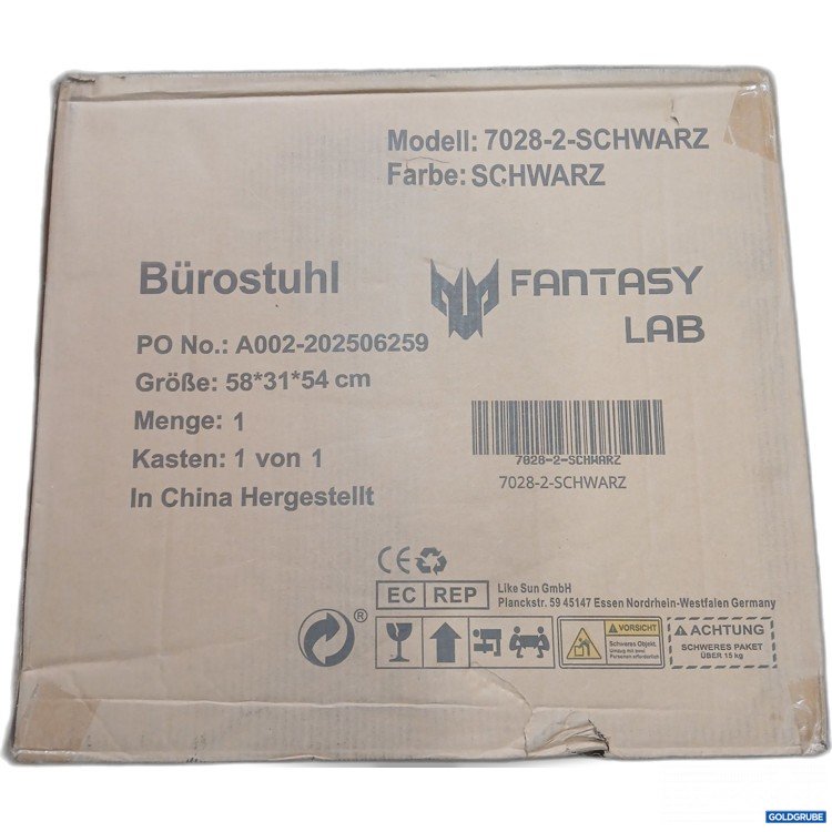 Artikel Nr. 444675: Fantasy Lab Bürostuhl schwarz 7028-2-SCHWARZ 