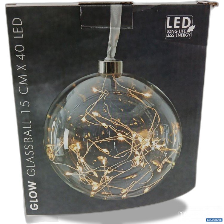 Artikel Nr. 447675: STAR GLOW GLASSBALL 15 CM 40 LED