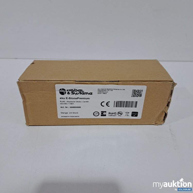 Artikel Nr. 817675 Artikel Nr. 817675: Kabel Systeme eku E-Stone Premium, RJ45 Keystone Modul Art.Nr. t66850980 24Stk.