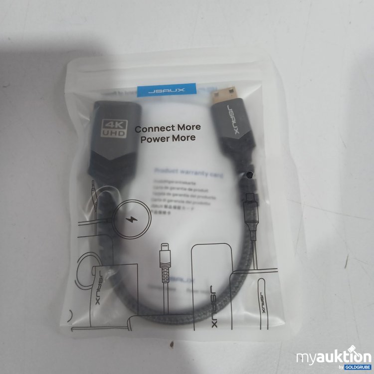 Artikel Nr. 827675 Artikel Nr. 827675: Mini HDTV to HDTV 4K Braided Nylon Adapter