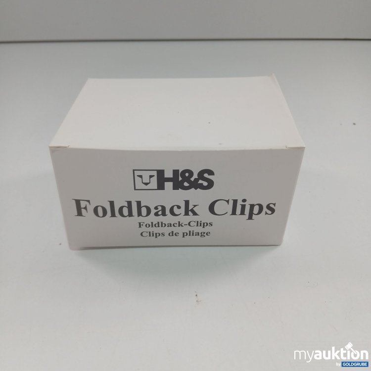 Artikel Nr. 848675 Artikel Nr. 848675: H&S 10 Foldback Clips 51mm