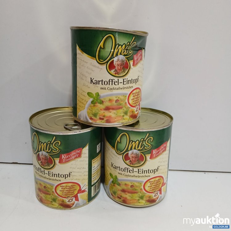 Artikel Nr. 950675: Omi's Kartoffel-Eintopf mit Cocktailwürstchen 3×800G