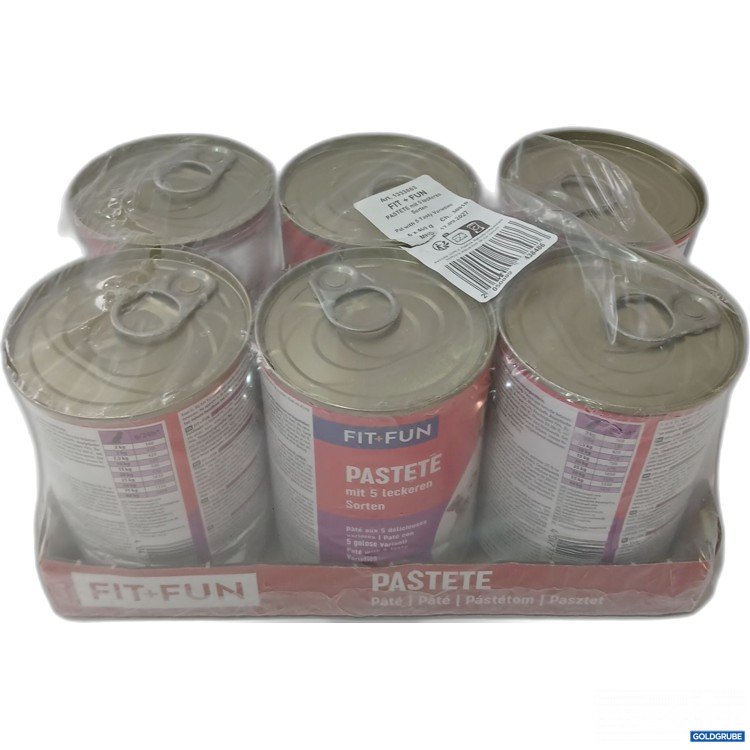 Artikel Nr. 990675: Fit+Fun Pastete m. 5 Sorten je 400g 6Stk