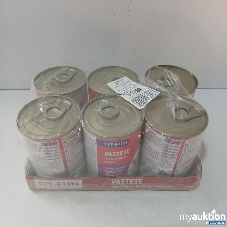 Artikel Nr. 990675: Fit+Fun Pastete m. 5 Sorten je 400g 6Stk