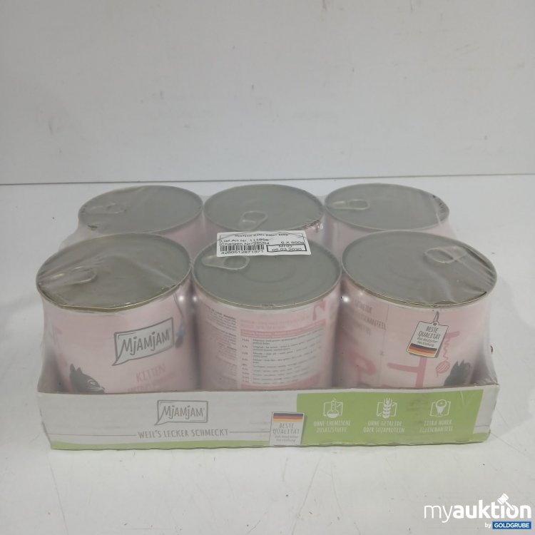 Artikel Nr. 465676 Artikel Nr. 465676: Mjamjam Kitten Katzenfutter Inhalt: 6x800g.