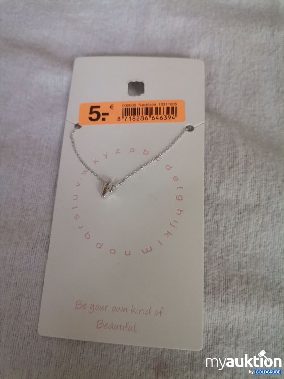 Artikel Nr. 689676: Halskette mit Buchstabe v