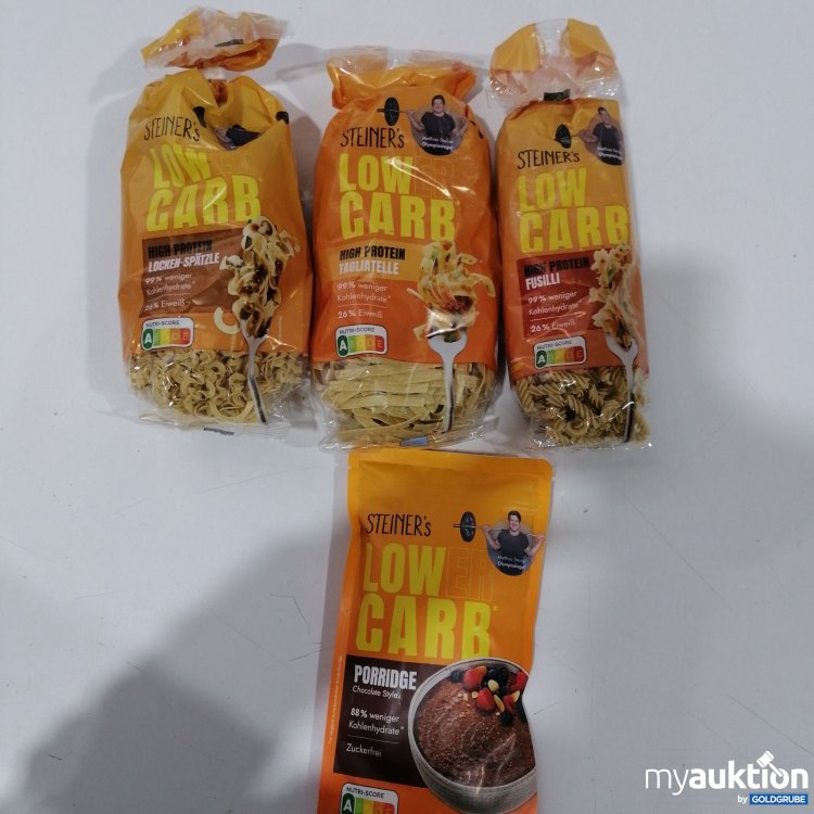 Artikel Nr. 889676: Steiners Low Carb diverse Artikel 3x250g 1x180g 