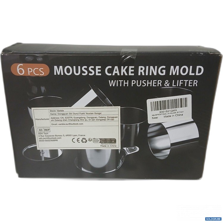 Artikel Nr. 916676: Mousse Cake Ring Mold 6x