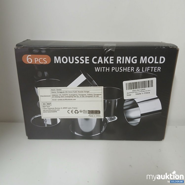 Artikel Nr. 916676: Mousse Cake Ring Mold 6x