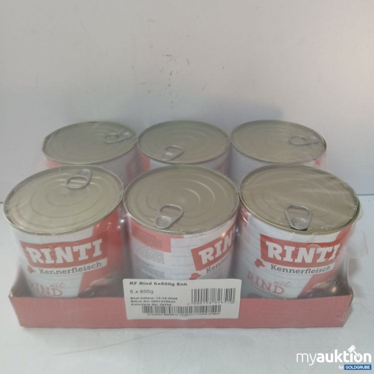 Artikel Nr. 990676: Rinti Kennerfleisch Rind je 800g 6Stk