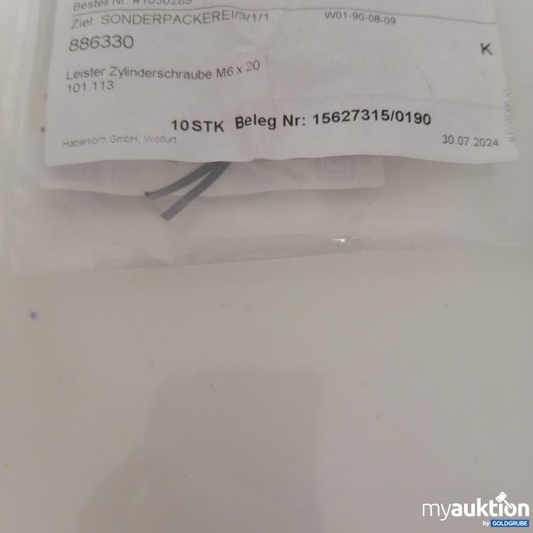 Artikel Nr. 355677 Artikel Nr. 355677: Leister Zylinderschraube M6x20